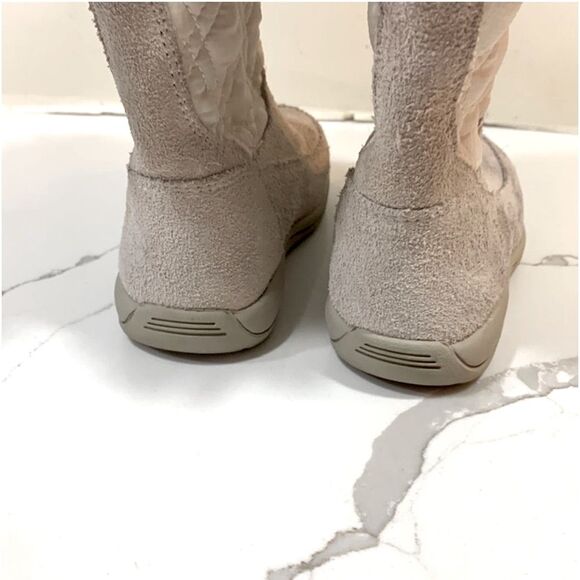 Timberland | Leather Faux Fur Girls White GV Cream Toddler Boots Size 7 - Picture 4 of 9